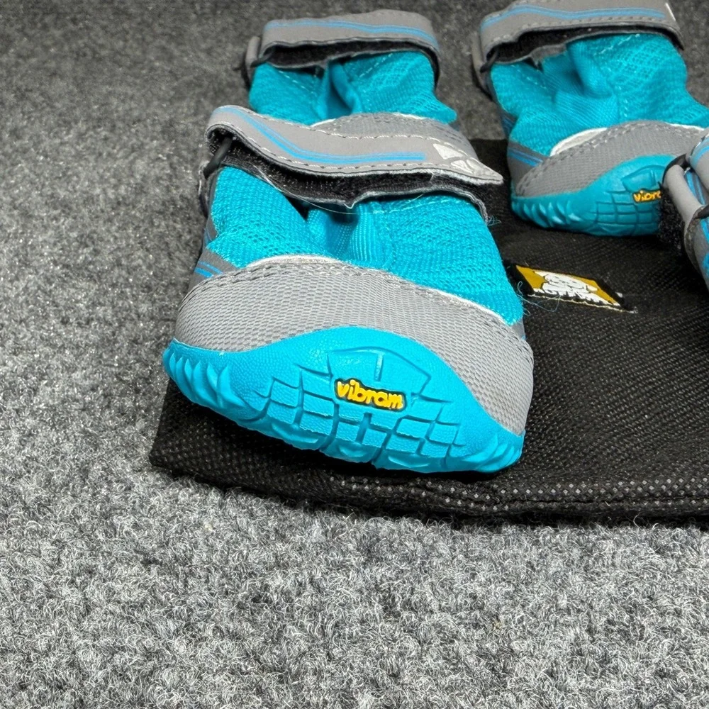 RuffWear Grip Trex Dog Boot Blue Vibram Rugged Breathable Outdoor Walking Hiking